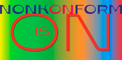 Nonkonform Font Poster 2