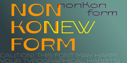 Nonkonform Fuente Póster 7