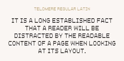Telomere Font Poster 4