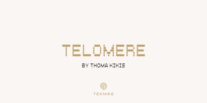 Telomere Font Poster 1