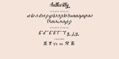 Authority Font Poster 8