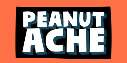 Peanut Ache Font Poster 1