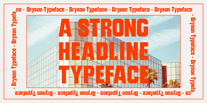 Bryson Font Poster 2