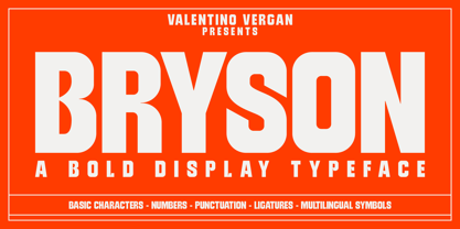 Bryson Font Poster 1