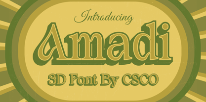 Amadi Font Poster 7