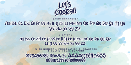 Let's Coorgi Font Poster 6