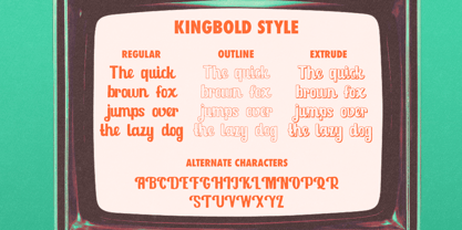 Kingbolt Font Poster 12