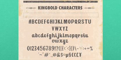 Kingbolt Font Poster 13