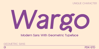 Wargo Font Poster 1