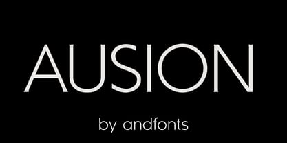 Ausion Font Poster 1