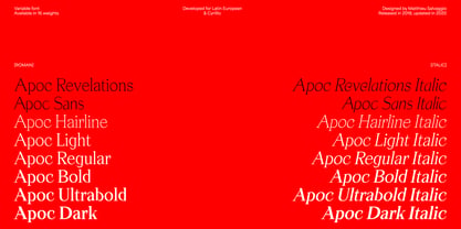 Apoc Font Poster 1