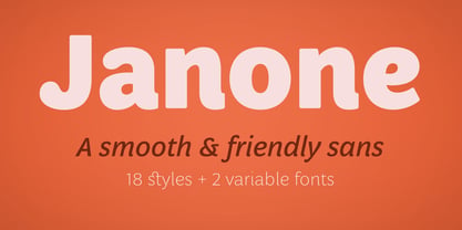 Janone Font Poster 1