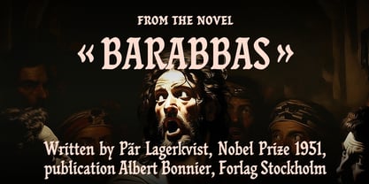 Barabbas Font Poster 1