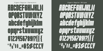 Vigarn Font Poster 11