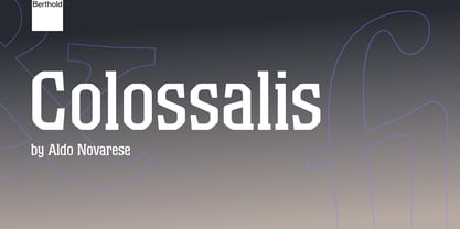 Colossalis Font Poster 1
