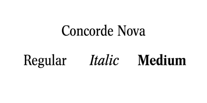 Concorde Nova Font Poster 3