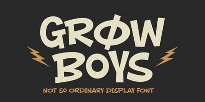 Grow Boys Font Poster 1