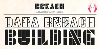 Breach Font Poster 12