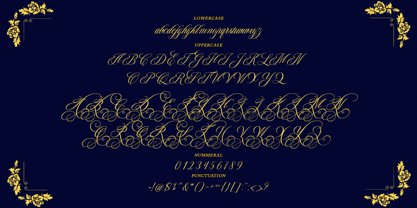 Chardonnay Script Font Poster 8
