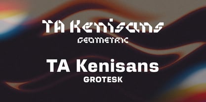 TA Kenisans Font Poster 15