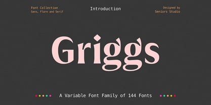 Griggs Font Poster 1
