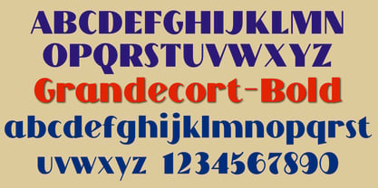 Grandecort Font Poster 6