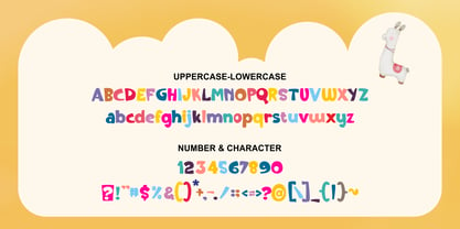 Ticca Toon Font Poster 2