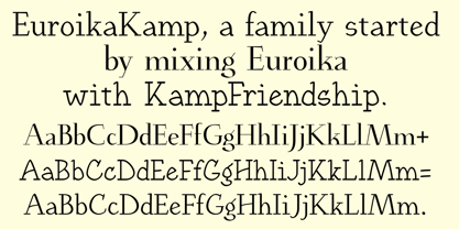 Euroika Kamp Font Poster 6