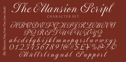 The Marten Mansion Font Poster 14