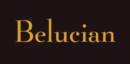 Belucian Font Poster 1