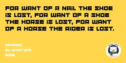 Gendred Font Poster 3