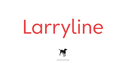 Larryline Font Poster 1