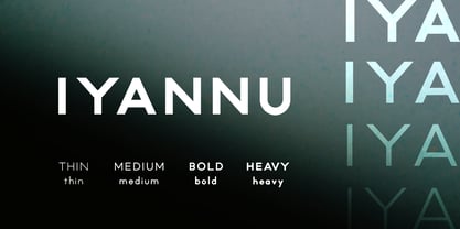 Iyannu Font Poster 2