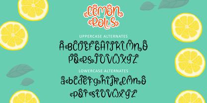 Lemon Rolls Font Poster 6