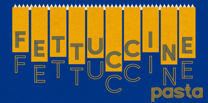 Fettuchino Font Poster 6