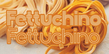 Fettuchino Font Poster 3