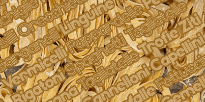 Fettuchino Font Poster 5