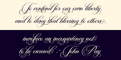 Brongham Script Font Poster 6