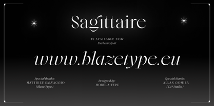 Sagittaire Font Poster 2