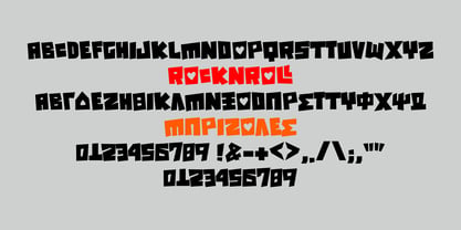 Rock n Roll Font Poster 6