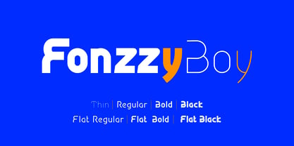 FonzzyBoy Font Poster 1