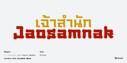 Jaosamnak Font Poster 1