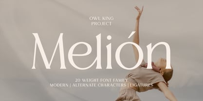 Melion Font Poster 1
