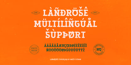 Landrose Font Poster 6