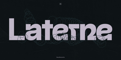 ND Laterne Font Poster 1