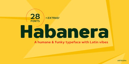 Habanera Font Poster 1