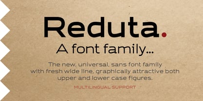 Reduta Font Poster 1