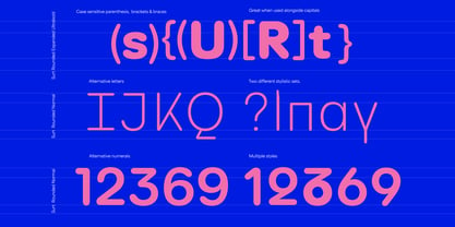 Surt Rounded VF Font Poster 5