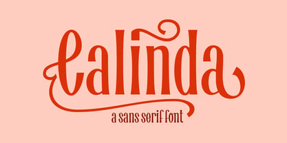 Calinda Font Poster 1
