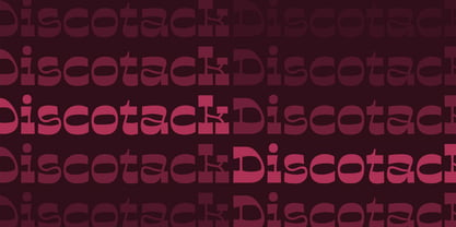 Discotack Font Poster 4